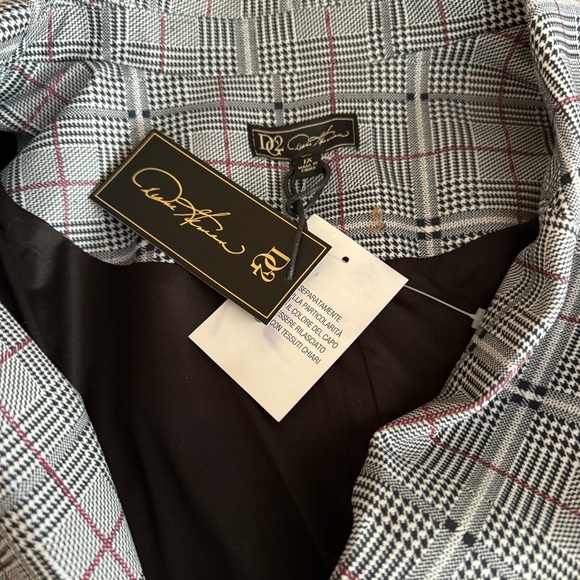 NWT DG2 by Diane Gilman Glenn Plaid Jacket Size 1X - Picture 12 of 12